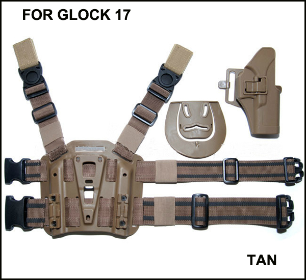 Drop Leg Serpa Tactical Platform + Holster for G17,USP,M92,P226